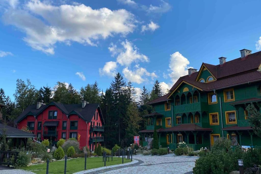 Dolina Wikingow-Apartament Suite Z Tarasem W Ogrodzie, Miejscem W Garazu I Dostepem Do Strefy Wellness Szklarska Poreba Bagian luar foto